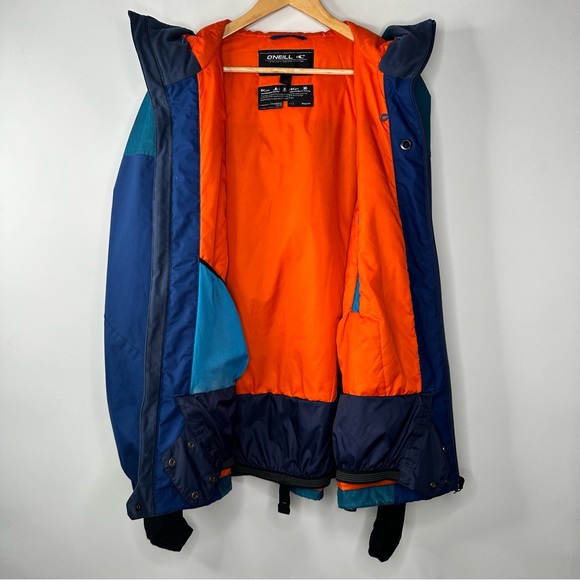 O'Neill Snowboard Ski Jacket Mens L Hooded Waterproof Insulated 2 Layer Shell - Picture 3 of 16